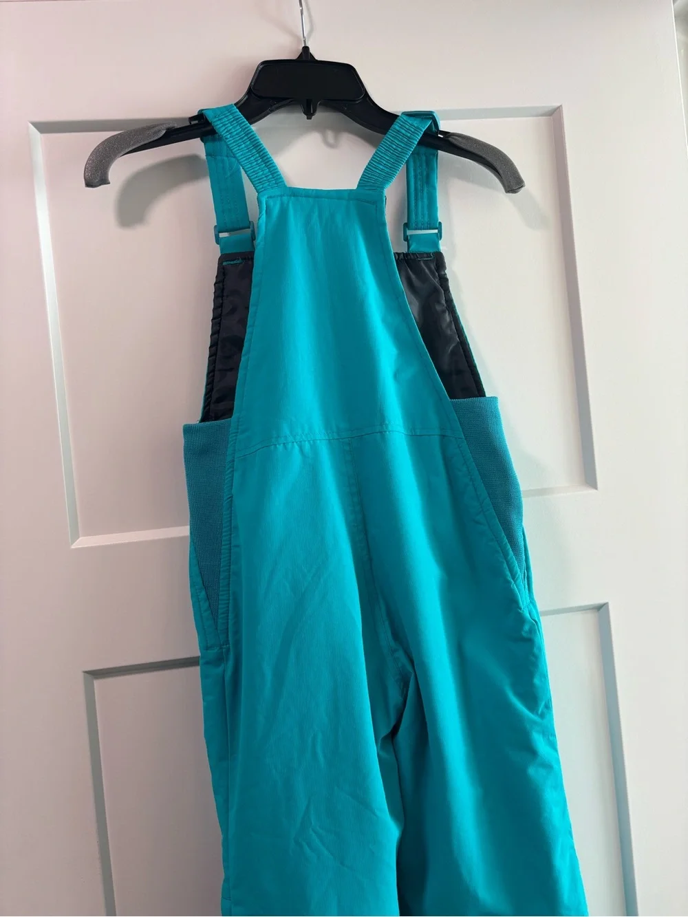 Arctix Teal Snow Bib Overalls with Black Chest Panel Girls Youth XS